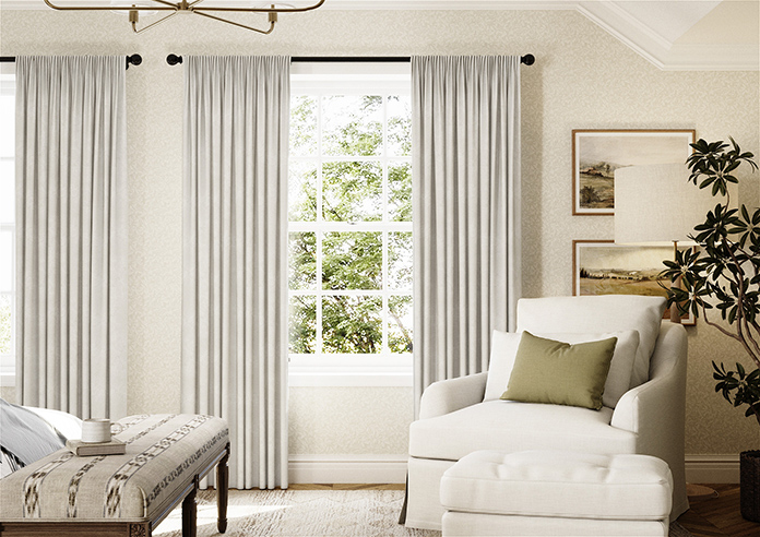 Florence Faux Suede, Grey Mist - Made to Measure Curtains - Image 3